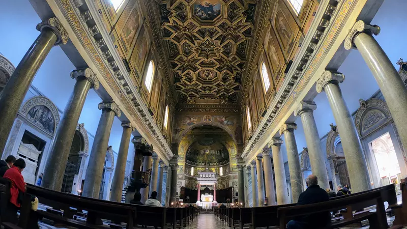 Iglesia de Santa María de Trastevere, que ver en Roma en 4 días, Hoy Viajamos