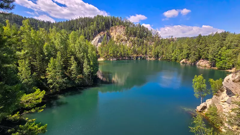 Lago Las Rocas Adršpach-Teplice, hoy viajamos