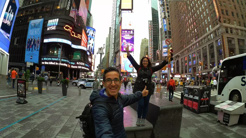 Times Square, Ruta por la Costa Este de los EEUU