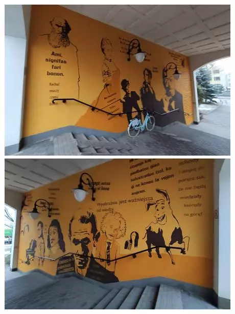 Mural Esperanto, La Varsovia Secreta