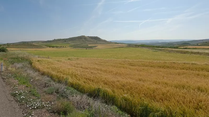 Paisajes de la comarca de Calatayud cicloturismo por Aragón