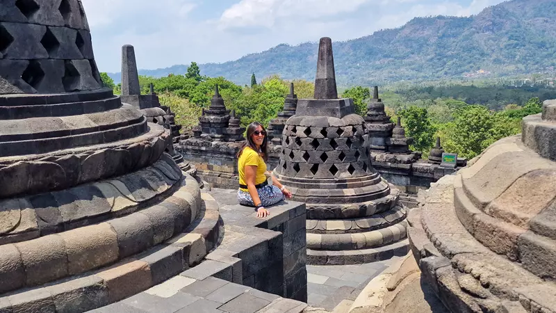 Parte alta Templo de Borobudur