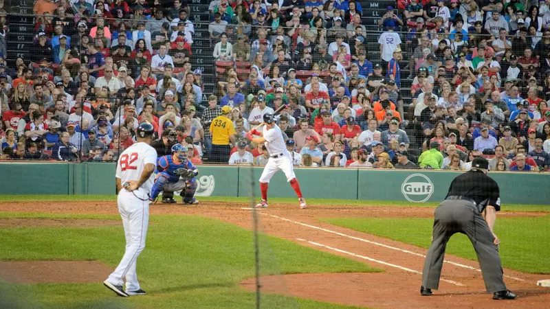 Estuvimos muy cerca, ver un partido de beisbol en Boston
