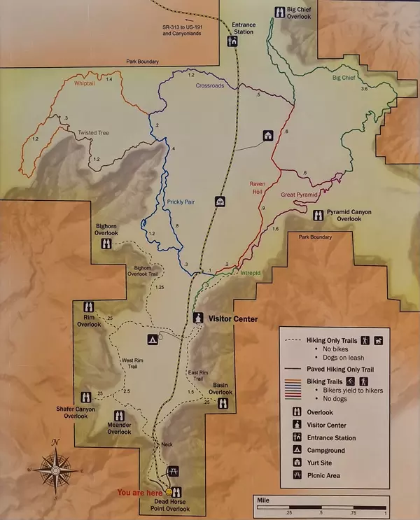 Plano Dead Horse Point, Hoy viajamos