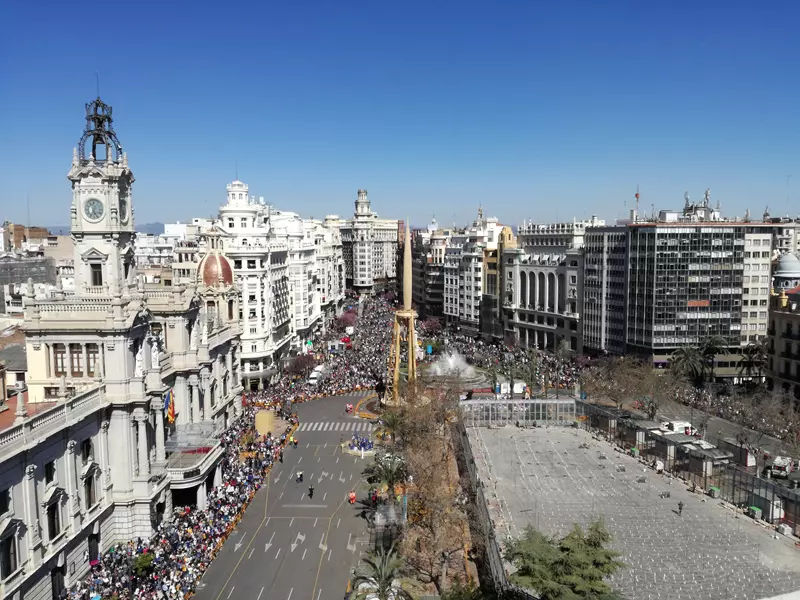 Mapa fallas de Valencia