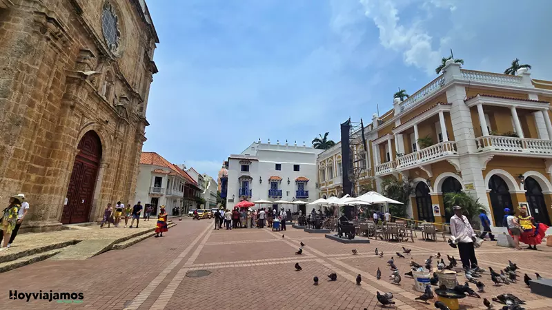 Plaza de San Pedro cartagena de indias hoy viajamos