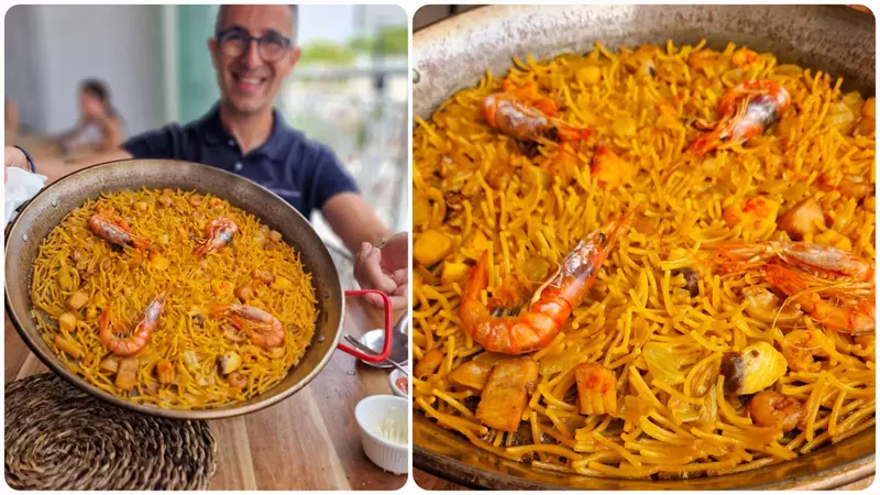 Azura playa de Gandía fideua de gandía