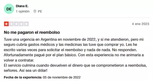 iati opiniones negativas hoy viajamos Mejor seguro de viaje