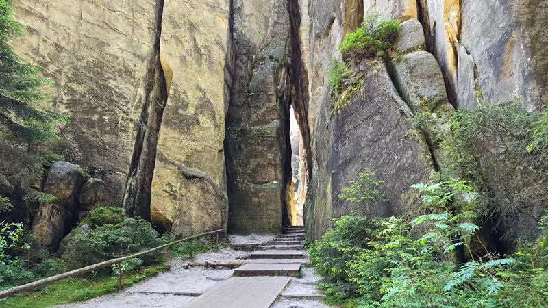 Acceso Las Rocas Adršpach-Teplice , hoy viajamos