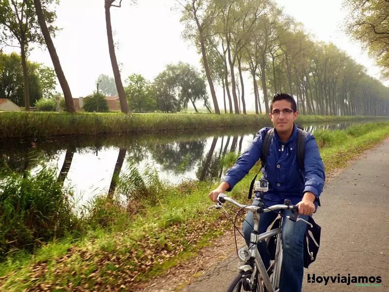 Canal de Damme, Ruta en bicicleta por Brujas, Hoy Viajamos