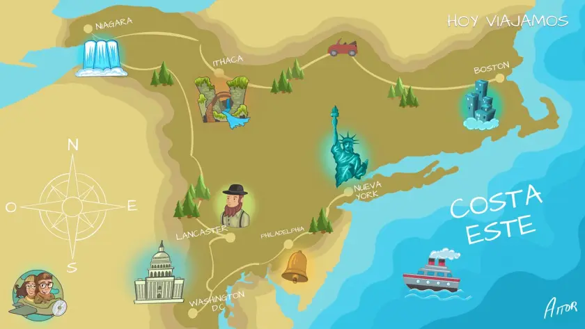 Ruta por la Costa Este de EEUU de 21 días, guía de viaje, itinerario y consejos
