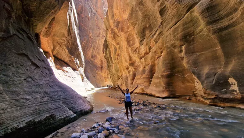 Parque Nacional Zion ruta the narrows