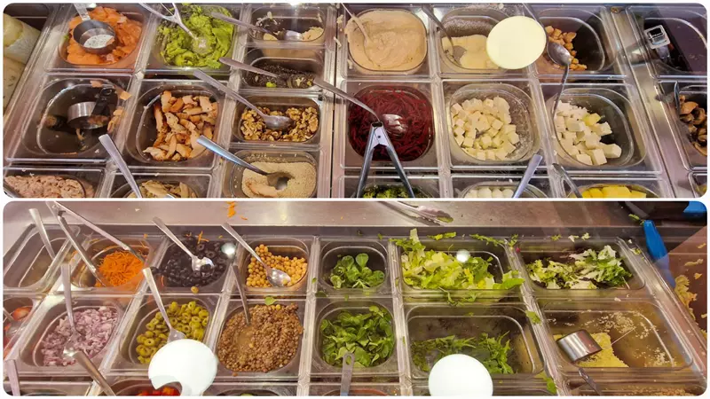 Salad Planet Valencia, ingredientes