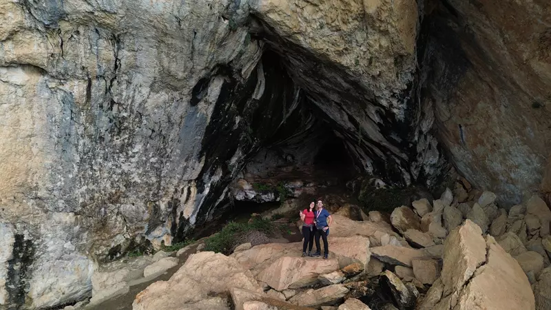 Salida del túnel, ruta del Forat de Bernia