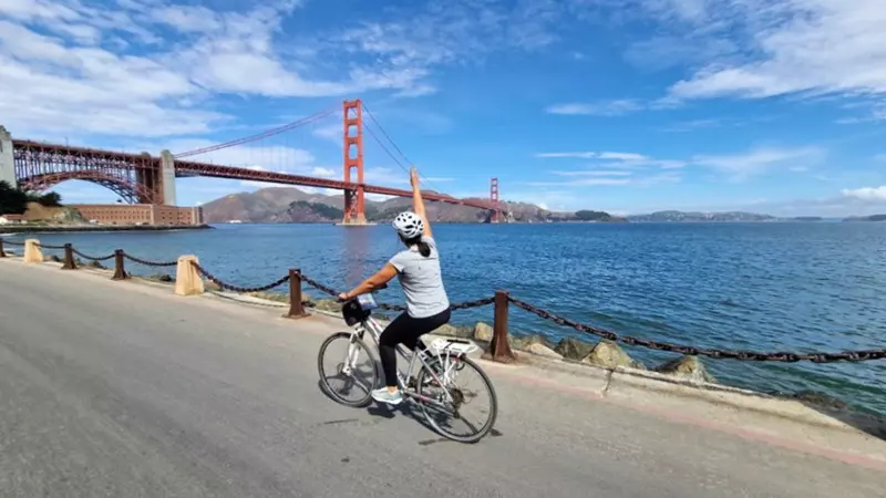 San Francisco en bicicleta, Ruta Costa Oeste EEUU