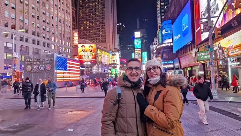 Times Square, Nueva York en Navidad