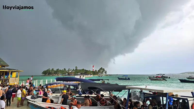 Tormenta en San Andrés