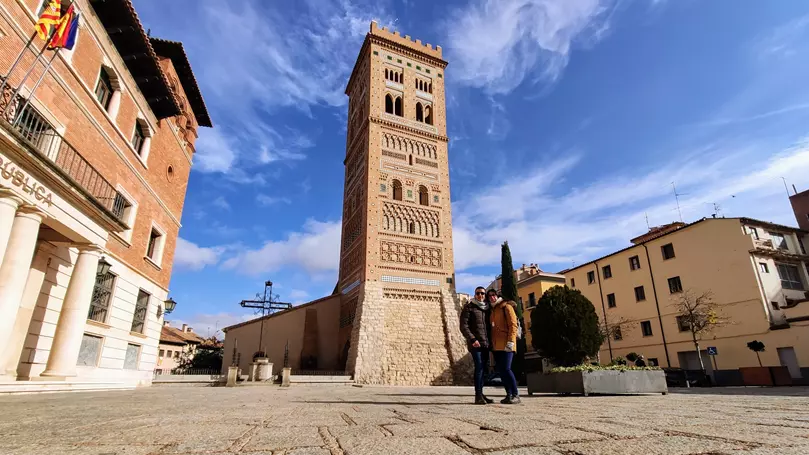 Free tours por Teruel hoy viajamos torre mudéjar Teruel