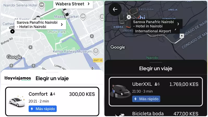 Uber en Nairobi, Viajar a Kenia por libre, 