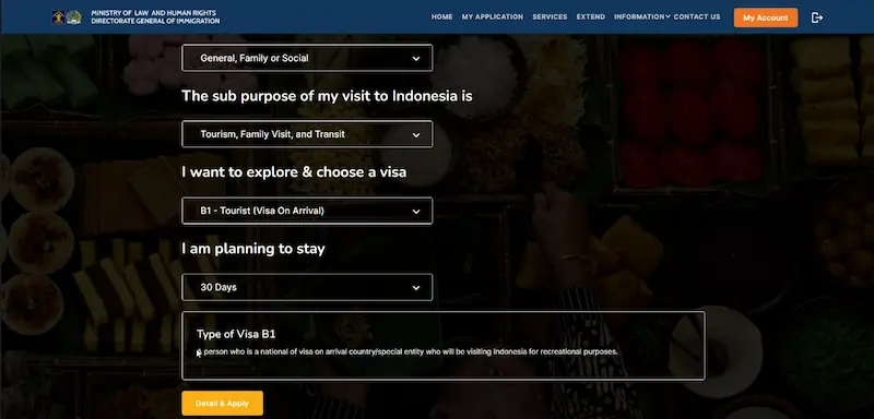 Requisitos para viajar a Indonesia desde España, portal VOA