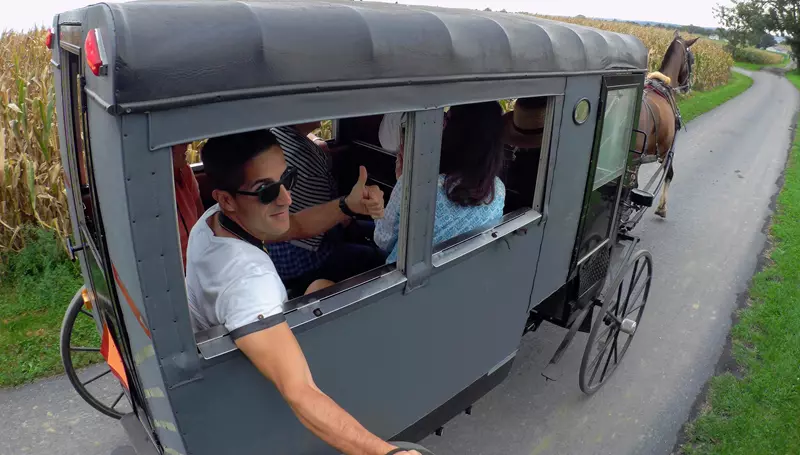Carruaje Amish, qué ver en Lancaster Estados Unidos