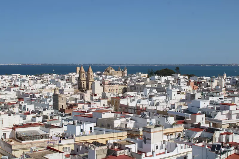 Vistas desde la Torre Tavira de Cádiz