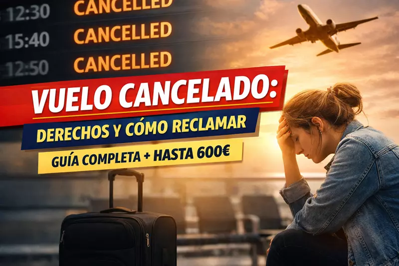 Vuelo cancelado: ¿Qué derechos tengo como pasajero?